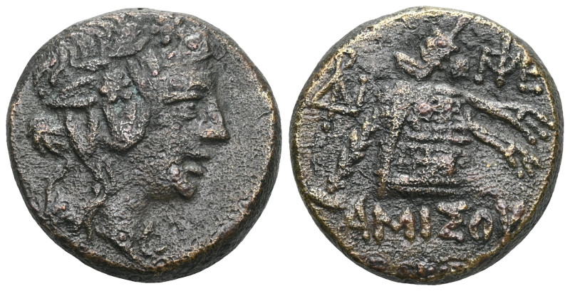 Greek Pontos. Amisos. Time of Mithradates VI Eupator circa 120-63 BC. Bronze Æ H...