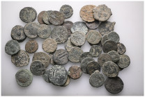 ANCIENT BRONZE COINS.SOLD AS SEEN.NO RETURN.

 Weight:lot Diameterlot