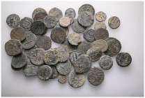 ANCIENT BRONZE COINS.SOLD AS SEEN.NO RETURN.

 Weight:lot Diameterlot