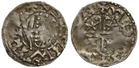 Scotland, William the Lion silver Penny, Hue and Walter, retrograde lettering on reverse