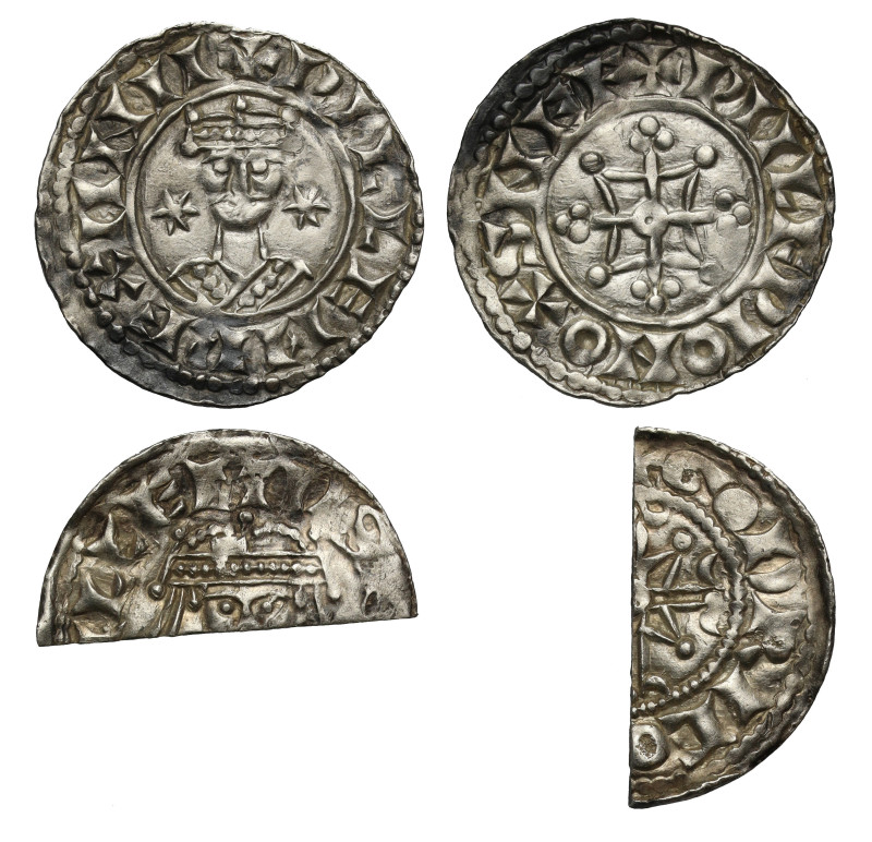 William I (1066-87), silver Penny, two stars type (1074-77), Oxford Mint, Moneye...