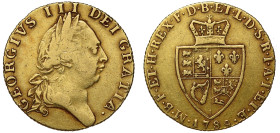 VF20 | George III 1789 gold Guinea, spade shield reverse