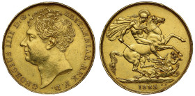 George IV 1823 gold Two Pounds