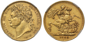 AU50 | George IV 1823 gold Sovereign