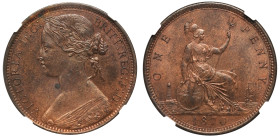 MS62 BN | Victoria 1870 bronze Penny