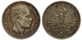 Kingdom of Italy, Vittorio Emanuele III 1905 silver Lira