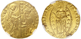 UNC Details | Italy, Venice, Andrea Dandolo gold Ducat Cleaned