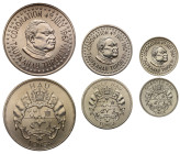 TOP POP MS69 | Tonga King Taufa’ahau, 1967 Palladium 3-coin Set - Coronation