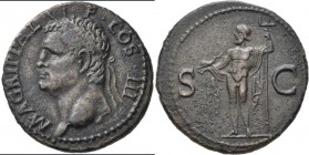 Agrippa (12 v.Chr.): Æ-As, 10,85 g, fast sehr schön.
 [taxed under margin system]