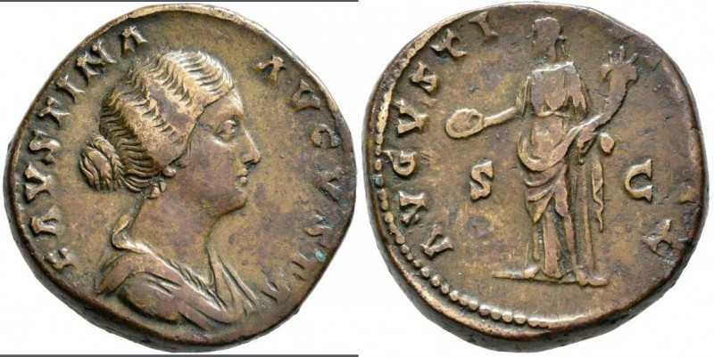 Faustina Minor (+ 176 n.Chr.): Faustina Minor, Gattin des Marcus Aurelius +176: ...