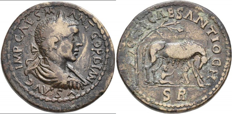 Gordianus III. (238 - 244): Pisidien, Antiochia: Æ-30 mm, 27 g, kl. Schürfstelle...