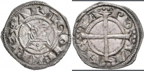 Frankreich: Alfonse D'Aragon 1196-1209: Denar, REX ARAGONE, Königskopf nach links // PO VI NC IA, Kreuz. 18 mm, 0,73 g. Fast vorzüglich
 [taxed under...
