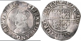 Großbritannien: Elisabeth I. 1558-1603: Groat o.J. (1560/1561), London, Spink 2556, 5,63 g, gewellt, schön-sehr schön.
 [taxed under margin system]...