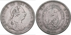 Großbritannien: Georg III. 1760-1820: Dollar 1804, Davenport 101, 26,36 g, winz. Randfehler, Kratzer, fast sehr schön.
 [taxed under margin system]