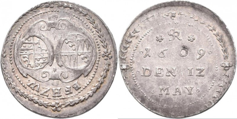 Haus Habsburg: Tirol: Berthold von Wolkenstein. Medaillenartiger Rechenpfenning ...