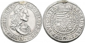 Haus Habsburg: Leopold I. 1657-1705: 1/4 Taler o. J., Hall, 7,03 g, Henkelspur, fast vorzüglich.
 [taxed under margin system]