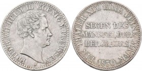 Preußen: Friedrich Wilhelm III. 1797-1840: Ausbeutetaler 1830, AKS 18, Jaeger 59, 22,1 g. Sehr schön.
 [taxed under margin system]