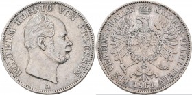 Preußen: Wilhelm I. 1861-1888: Vereinstaler 1861 A, AKS 97, Jaeger 92, 18,40 g. Sehr schön.
 [taxed under margin system]