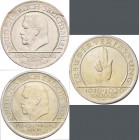 Weimarer Republik: Lot 2 Münzen: 3 Reichsmark 1929 D, Schwurhand, Jaeger 340 + 5 Reichsmark 1929 A, Schwurhand, Jaeger 341, beide sehr schön.
 [taxed...