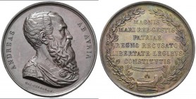 Medaillen alle Welt: Italien-Genua, Andrea Doria, genuesischer General und Fürst von Melfi 1466-1560: Bronzemedaille o.J., Stempel von Nicola Cerbara,...