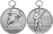 Medaillen Deutschland: Rottweil: Silbermedaille 1928, geprägt bei Mayer & Wilhelm, Stuttgart, auf das Festschiessen der Rottweiler Schützengilde, Bern...
