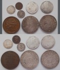 Frankreich: Lot 8 Münzen 1643-1813, dabei 2 x ECU 1739/1785.
 [taxed under margin system]