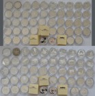Frankreich: 46 Gedenkmünzen aus Frankreich 1994-2002: 19 x 10 Francs (1½ Euro), 22 x 100 FRF (15 Euro/ecus), 2 x 100 FRF (15 ECU) sowie 3 x 1½ Euro. T...