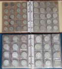 Österreich: 2 Alben voll mit Münzen aus Österreich, überwiegend 25er bis 100er. Dabei: 22 x 25er, 32 x 50er, 86 x 100er. Viele davon noch in Transport...