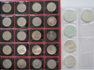 Russland: Russland / UdSSR: Lot Lot 5 x 3 Rubel aus Silber (1990+1993 [2x]/1994/1995) sowie 20 Münzen aus CN (1983-1989)
 [taxed under margin system]...
