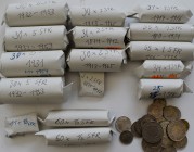 Schweiz: Schweizer Franken in Silber: Etwa 120 x 5 CHF, über 90 x 2 CHF, über 200 x 1 CHF sowie über 130 x ½ CHF sowie einige CN Münzen suchen neuen b...