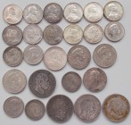 Umlaufmünzen 2 Mark bis 5 Mark: Lot 26 Münzen, 2 Mark, 3 Mark, 5 Mark, überwiegend Preußen.
 [taxed under margin system]