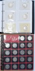 Bundesrepublik Deutschland 1948-2001: 2 Albums mit 5 DM und 10 DM Gedenkmünzen, 10er auch in PP, dazu noch 4 KMS sowie 9 weitere Münzen und eine Medai...