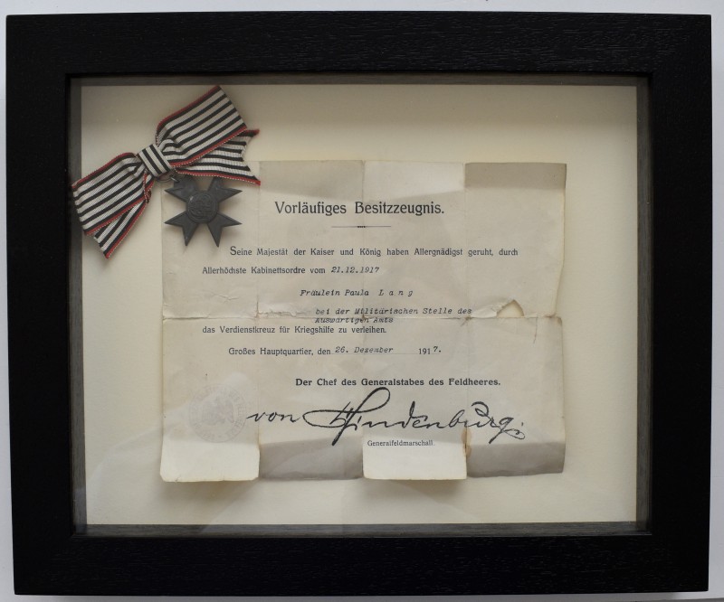 Orden & Ehrenzeichen: Verdienstkreuz für Kriegshilfe 1917-1924 an Damenschleife,...