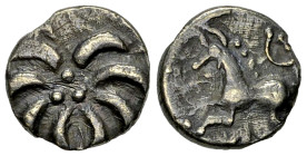 Vindelici AR Quinarius, "Büschelquinar" type