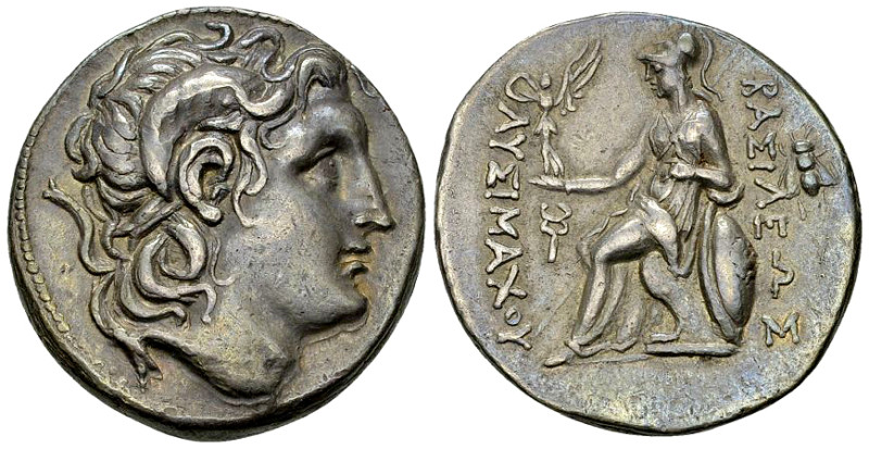 Lysimachos AR Tetradrachm, Amphipolis 

Kings of Thrace. Lysimachos (305-281 B...