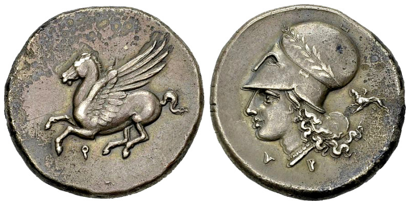 Corinth AR Stater, c. 345-307 BC 

Corinthia, Corinth. AR Stater (22 mm, 8.44 ...