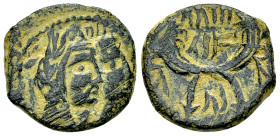 Aretas IV, with Shaqilat AE 18, Petra