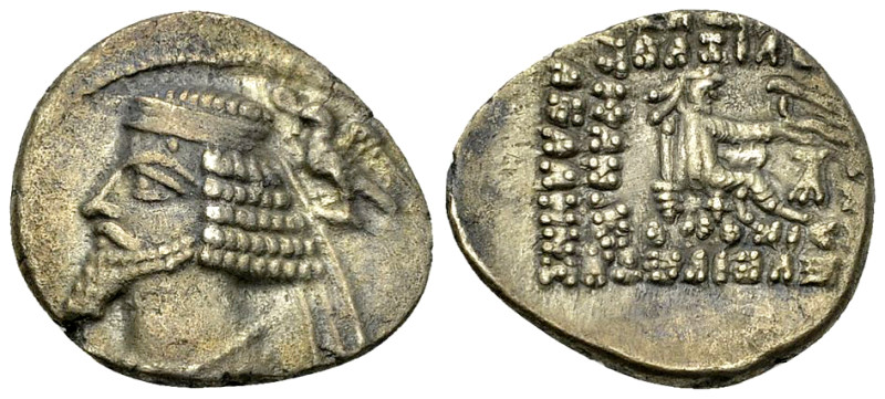 Phraates IV AR Drachm, Ekbatana mint 

Kings of Parthia. Phraates IV (38/7-2 B...