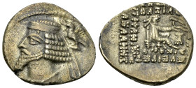 Phraates IV AR Drachm, Ekbatana mint