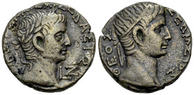 Tiberius, with Divus Augustus BI Tetradrachm, Alexandria