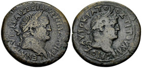 Vespasianus AE Drachm, Titus reverse