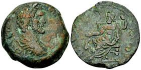 Antoninus Pius AE Drachm, Zeus reverse
