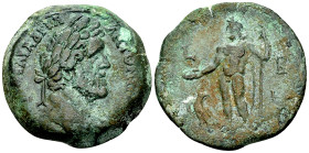 Antoninus Pius AE Drachm, Zeus reverse