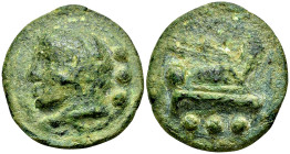 Anonymous Aes Grave Quadrans, 225-217 BC