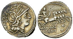 L. Sentius C. f. AR Denarius, 101 BC