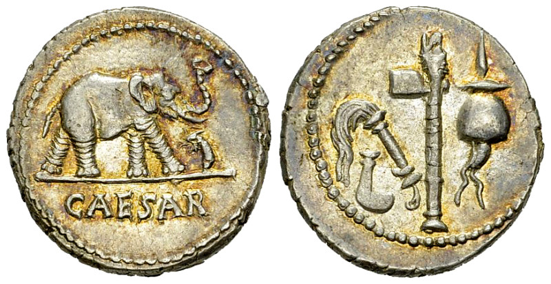 C. Iulius Caesar AR Denarius, 49/48 BC 

C. Iulius Caesar. AR Denarius (19-20 ...