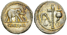 C. Iulius Caesar AR Denarius, 49/48 BC