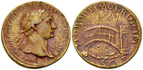 Traianus AE Sestertius,