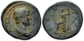 Hadrianus AE Semis, Roma reverse