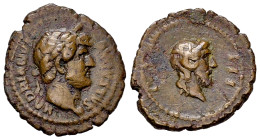 Hadrianus AE Quadrans, Jupiter Ammon reverse